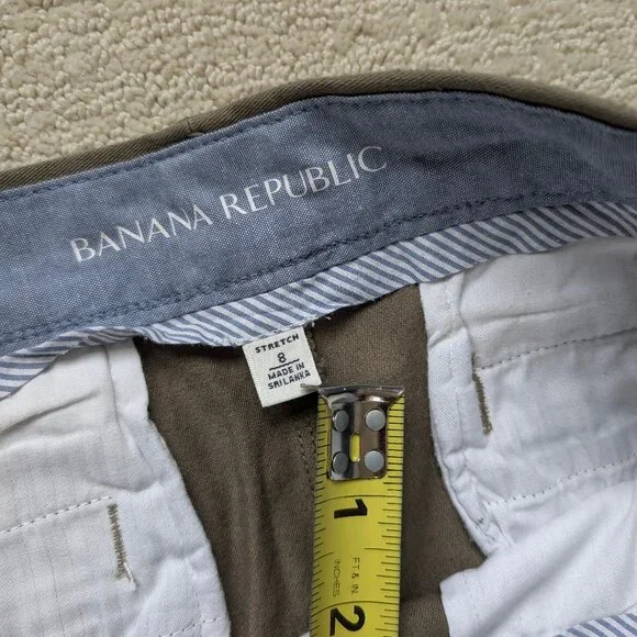 EUC Banana Republic Weekend Chino Women's 8 Slacks Pants Trousers straight leg - Picture 6 of 10